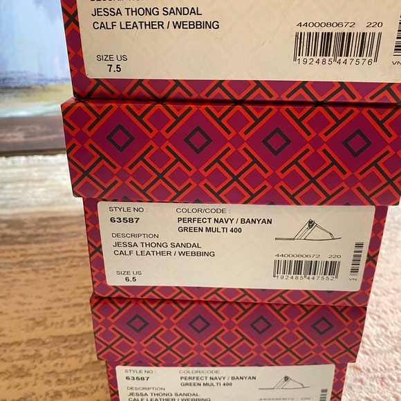 Tory Burch JESSA Thong Sandals - Picture 9 of 9